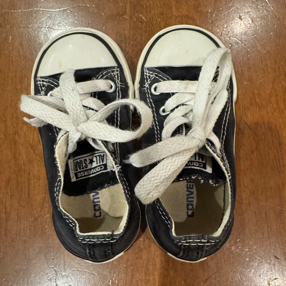 Converse All Star Toddler Boy Size 7 Black Sneakers